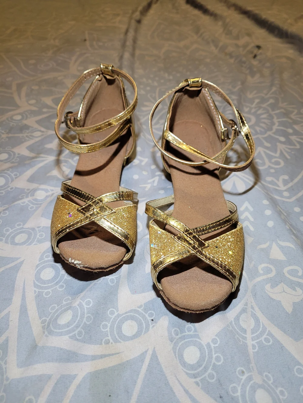 SHEIN shimmery gold